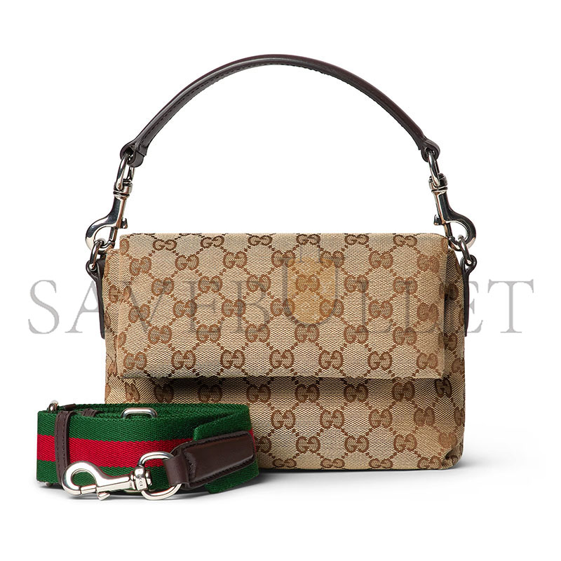 G*u*i gg canvas small crossbody bag 821617 (19*15*7cm)